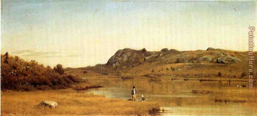 Cape Ann, Massachusetts painting - Sanford Robinson Gifford Cape Ann, Massachusetts art painting